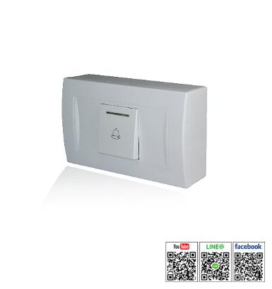 Set of wall mounted Switch and Socket for finished wall รุ่น BJE1-EU